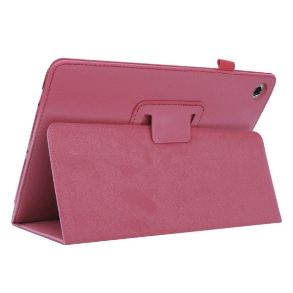 Lenovo Tab M10 FHD Plus litchi leather case - Rose Pink