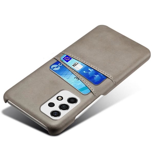 Dual Card Etui Samsung Galaxy A53 5G - Grå Silver grey