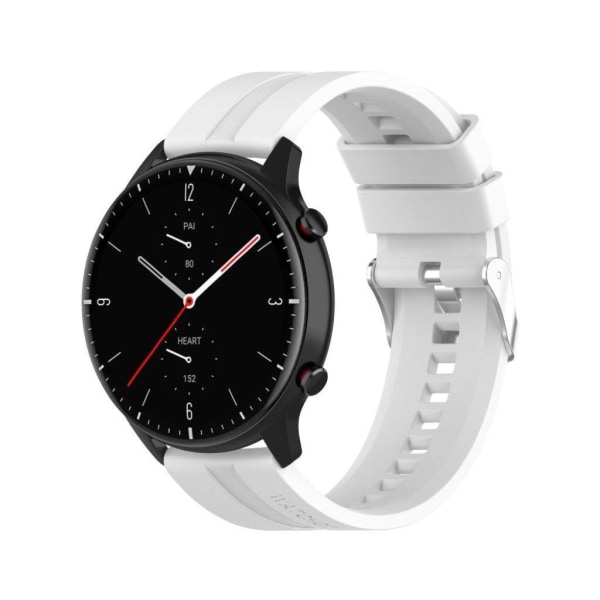 22mm silikoninen ranneke Amazfit-laitteille - Valkoinen White