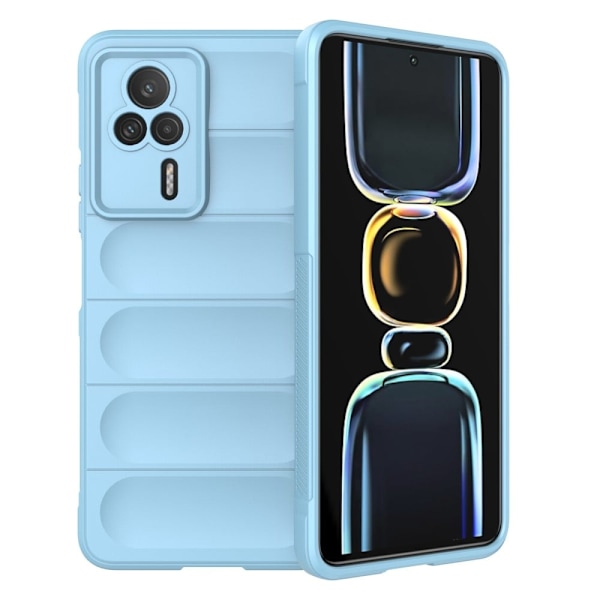 Mjukt greppformat Xiaomi Redmi K60E skal - Blå Blå