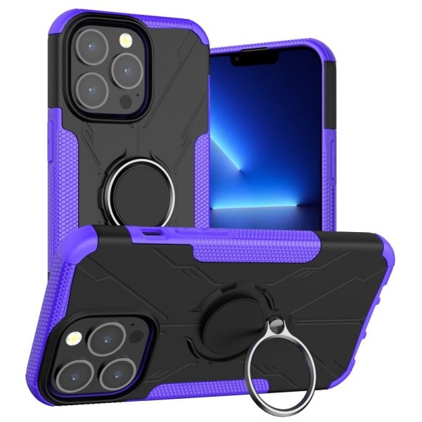 Kickstand cover with magnetic sheet for iPhone 13 Pro - Purple Lila