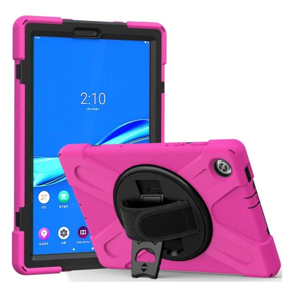 Lenovo Tab M10 FHD Plus 360 swivel silicone case - Rose Pink