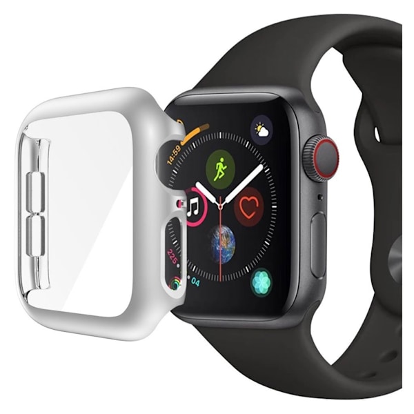 Apple Watch Series 4 44 mm hållbart fodral - Silver Silvergrå