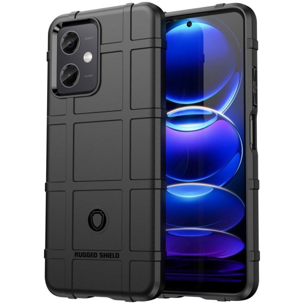 Rugged Shield Etui Xiaomi Redmi Note 12 - Sort Black