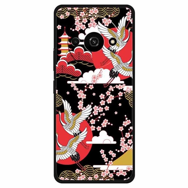 Imagine Xiaomi Redmi A3 / Xiaomi Poco C61 cover - Fire Traner I Flugt Red