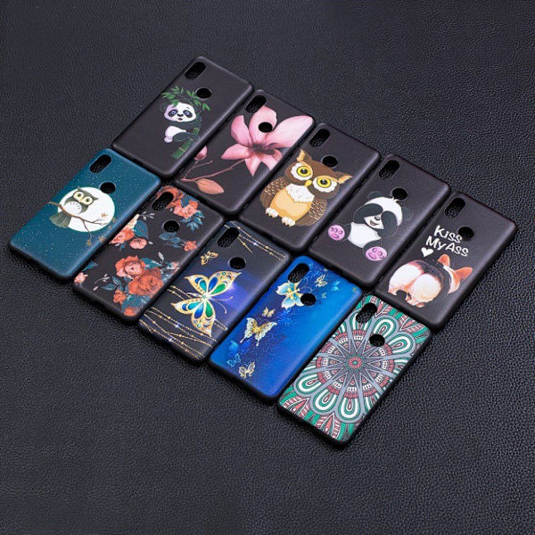 Xiaomi Redmi Note 6 Pro mønstret etui - Symmetrisk Mønster Multicolor