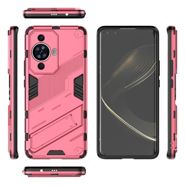 Stöttåligt Huawei Nova 11 hybridskal - Rosa Rosa