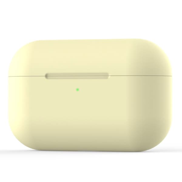 AirPods Pro holdbart silikoneetui - Gul Yellow