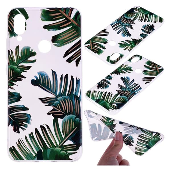 Deco Xiaomi Redmi Note 7 / Xiaomi Redmi Note 7S / Xiaomi Redmi Note 7 Pro kotelot - Lehdet Green