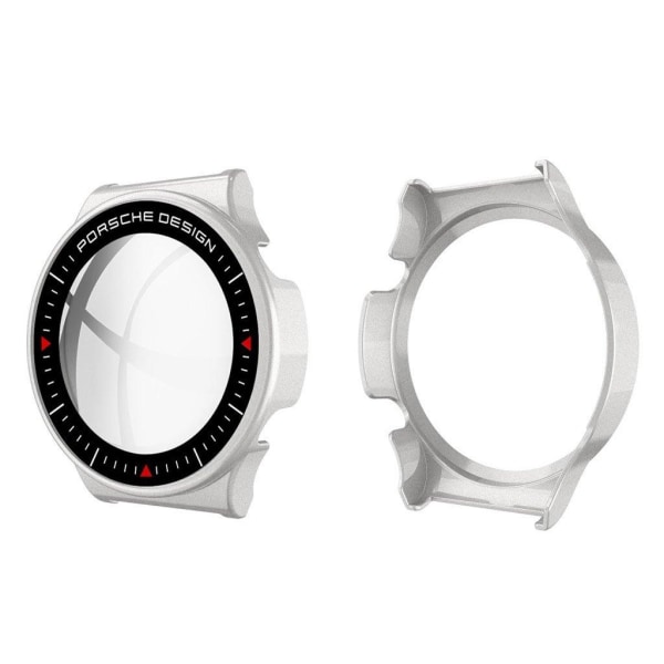 Huawei Watch GT 2 Pro (Porsche Design) durable frame + tempered Silvergrå