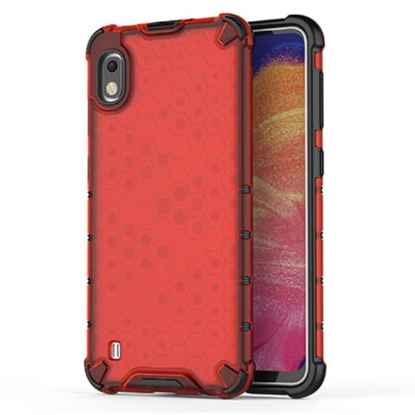 Bofink Honeycomb Samsung Galaxy A10 deksel - Rød Red