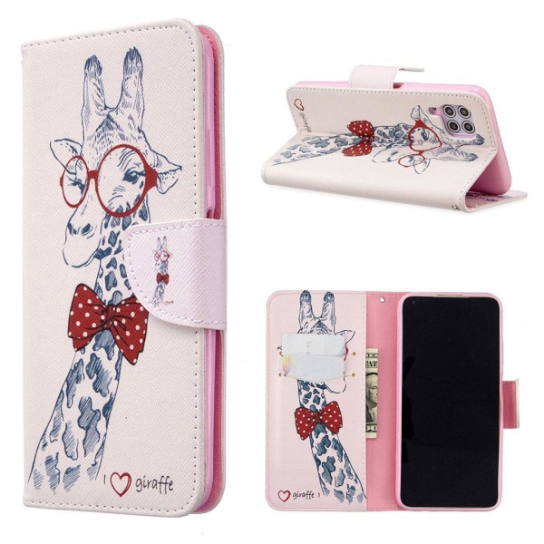 Wonderland Huawei P40 Lite / Nova 6 SE Etui - Giraf Multicolor