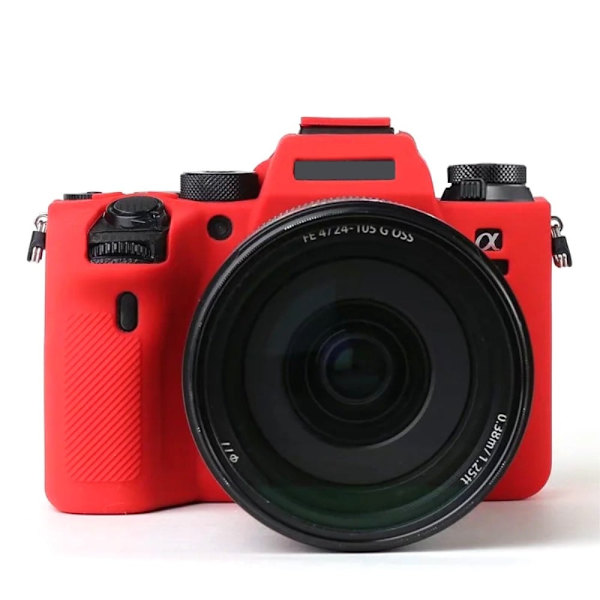 Sony A9 II silikondeksel - Rød Red