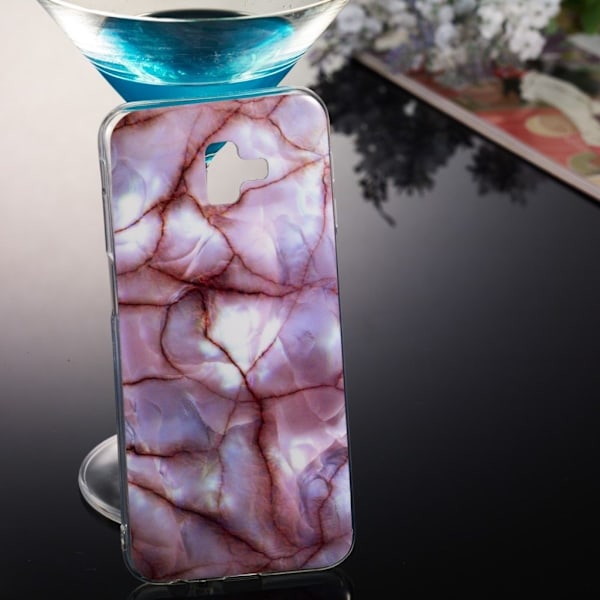 Marmormotiv Samsung Galaxy J6 Plus (2018) skal - Stil G multifärg