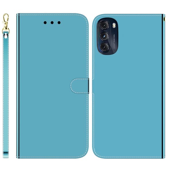 Mirror Motorola Moto G (2022) fodral - Blå Blå