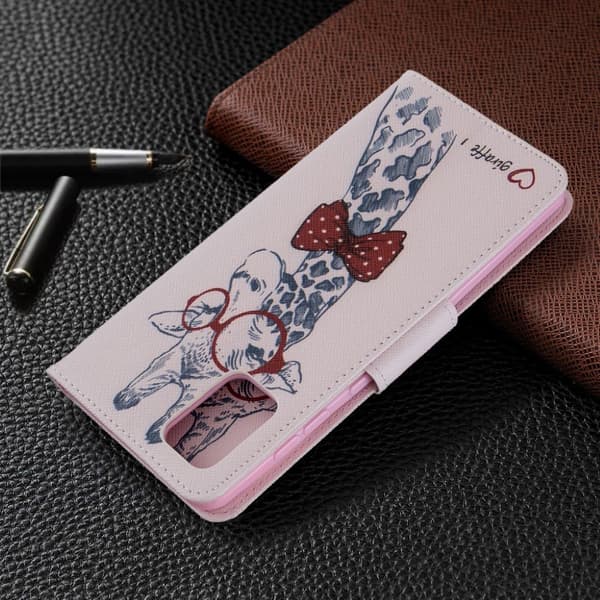 Wonderland Samsung Galaxy A71 etui – Giraf Multicolor