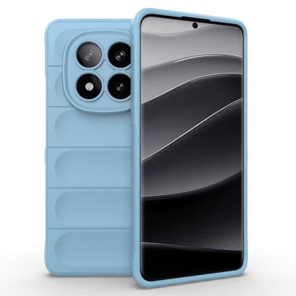 Blødt grebsformet Xiaomi Redmi Note 14 Pro Plus 5G cover - Babyblå Blue