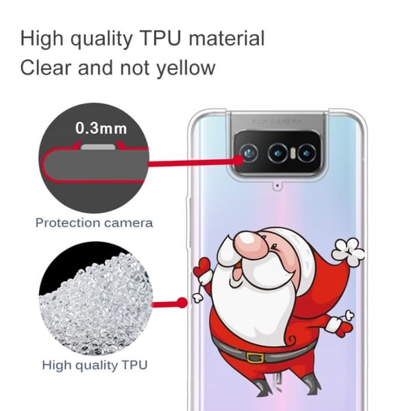 Christmas ASUS Zenfone 7 Pro etui - dans Santa Red