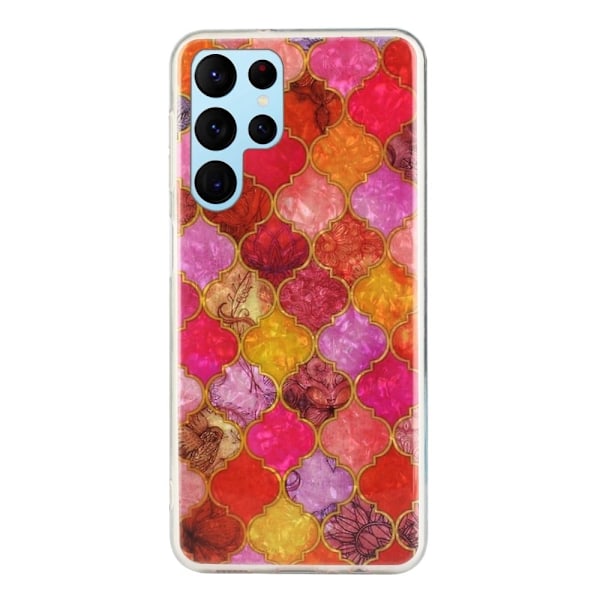 Deco Samsung Galaxy S22 Ultra skal - Skarvning Röd