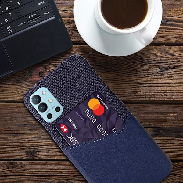 Bofink OnePlus 9R Card Deksel - Blå Blue