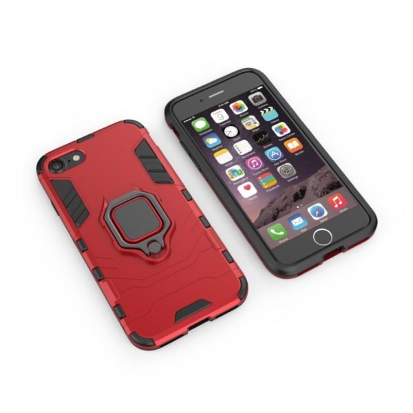Ring Guard skal - iPhone SE 2020 - Röd Röd