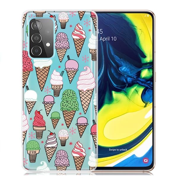 Deco Samsung Galaxy A82 5G cover - Sjov Is Multicolor