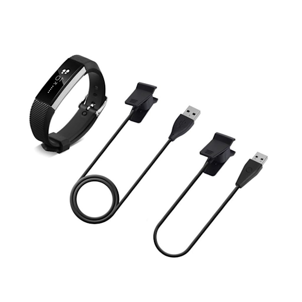 Fitbit Alta USB latauskaapeli - Musta Black