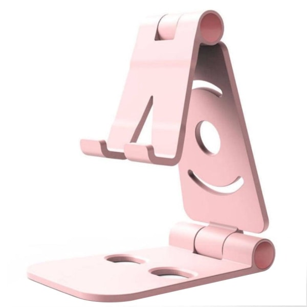 Universal double folding desktop stand - Pink Rosa