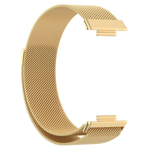 Huawei Watch Fit 2 färgrandig milanesisk klockarmband i rostfritt stål - Guld Guld
