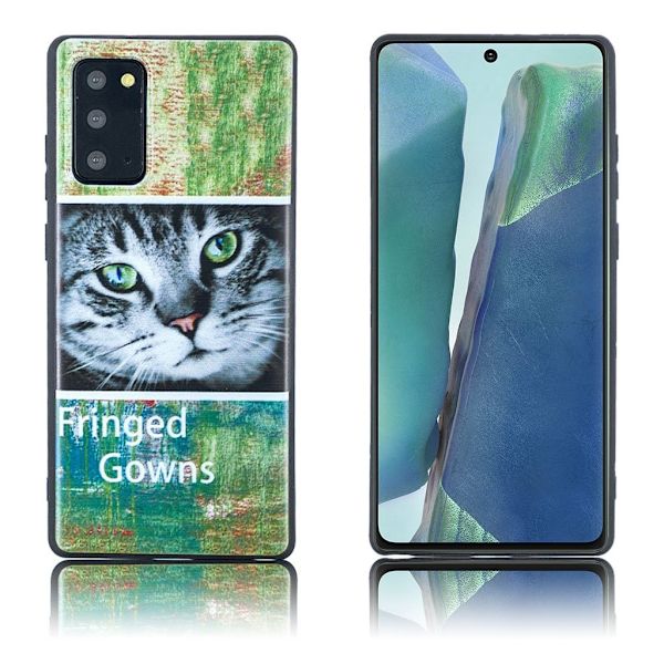 Imagine Samsung Galaxy Note 20 Etui - Kat Silver grey