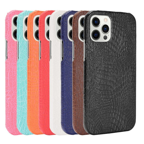 Croco iPhone 12 Pro Max cover - Sort Black