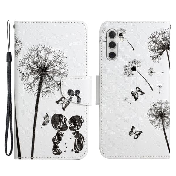 Wonderland Samsung Galaxy A54 Flip Etui - Mælkebøtte White