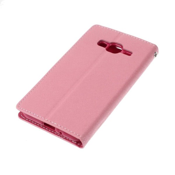 Mercury Goospery Nahkakotelo Samsung Galaxy J3 (2016) Puhelimell Pink