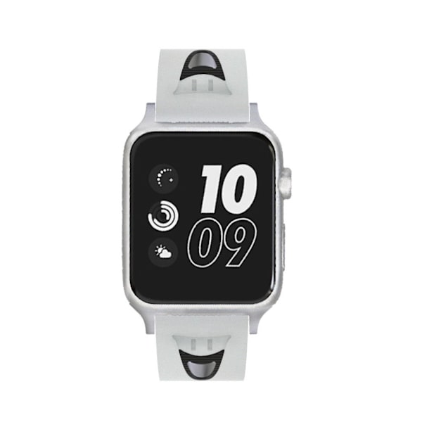 Apple Watch Series 4 4mm klockband av silikon - Vit Vit