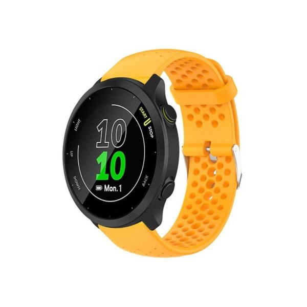 Garmin Forerunner 158 / 55 breathable silicone watch strap - Yel Yellow