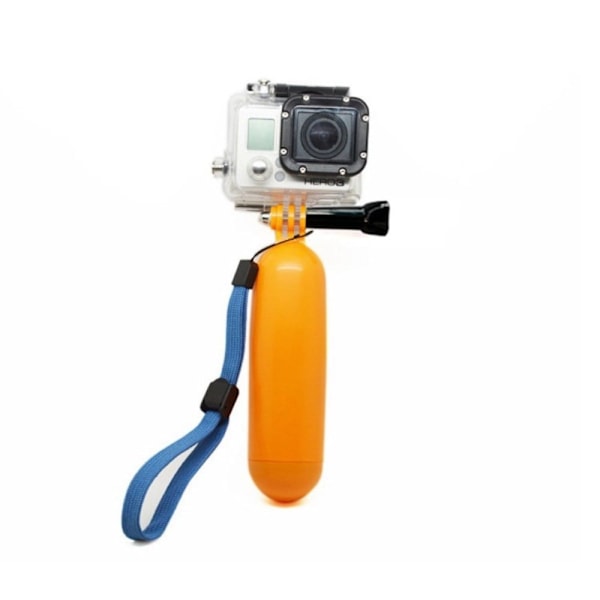 Flytende Dobber Handy Grip enhet med håndleddsstropp Yellow