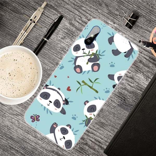 Deco Xiaomi Redmi 9A skal - Söt Panda Blå