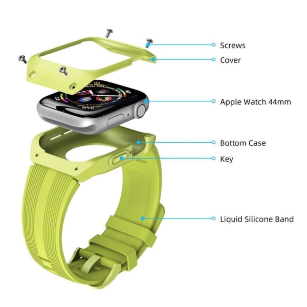 Apple Watch Series 3/2/1 38mm silicone watch band - Green Green