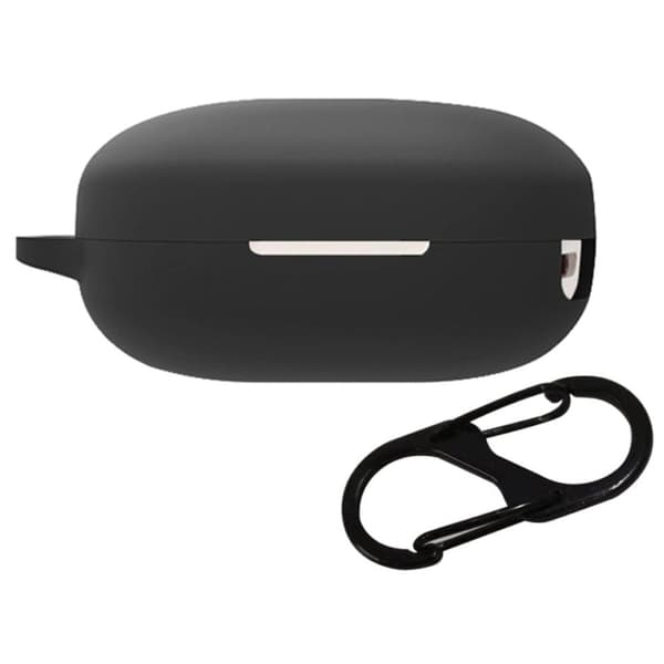 Haylou GT7 TWS silikonveske med spenne - Svart Black