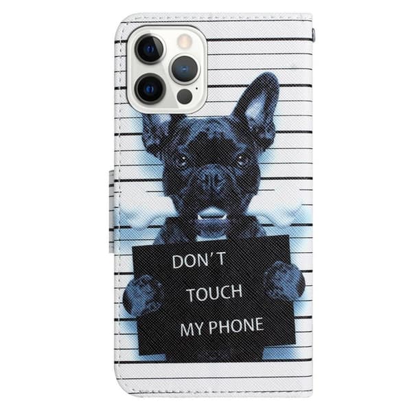 Wonderland iPhone 14 Pro flip etui - Rør Ikke Ved Min Telefon White