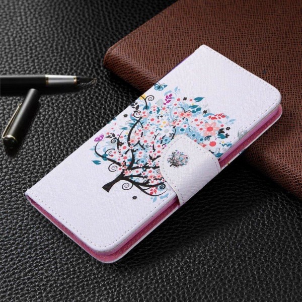 Wonderland Huawei P40 Lite / Nova 6 SE kotelot - Kukka puu Pink