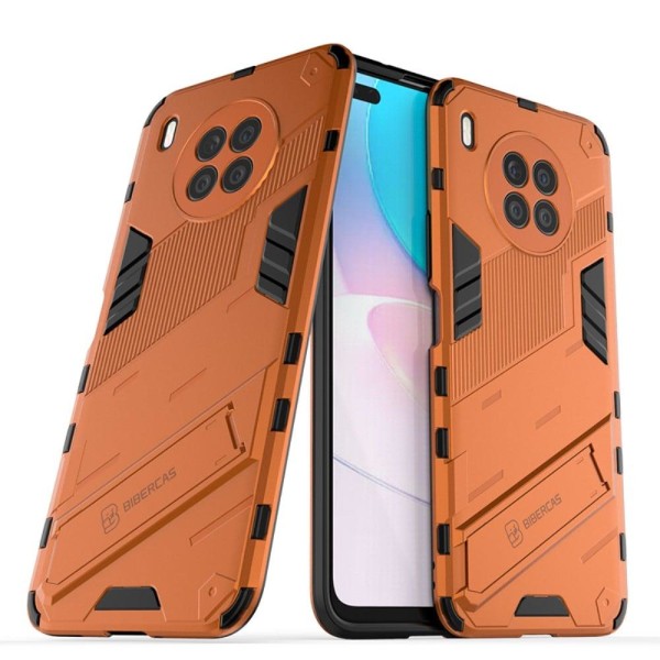 Shockproof Hybrid Suojakuori With A Modern Touch For Honor 50 Lite / Huawei Nova 8i - Oranssi Orange