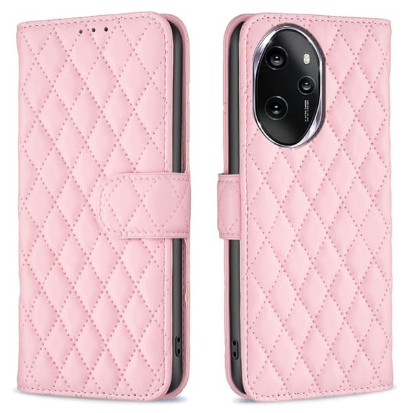 Rhombus mat Honor 100 flip etui - Pink Pink