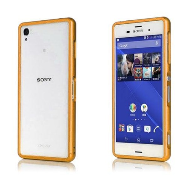 Remes (Guld) Sony Xperia Z3 Metal Bumper Gold