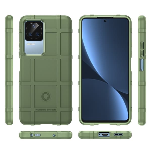 Rugged Shield Xiaomi Redmi K50 / Xiaomi Redmi K50 Pro deksel - Grønn Green
