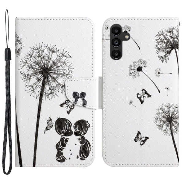 Wonderland Samsung Galaxy A24 4G Flip Etui - Mælkebøtte White