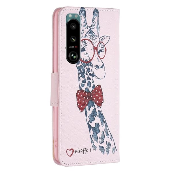 Wonderland Sony Xperia 5 III flip-etui - Sjiraff Pink
