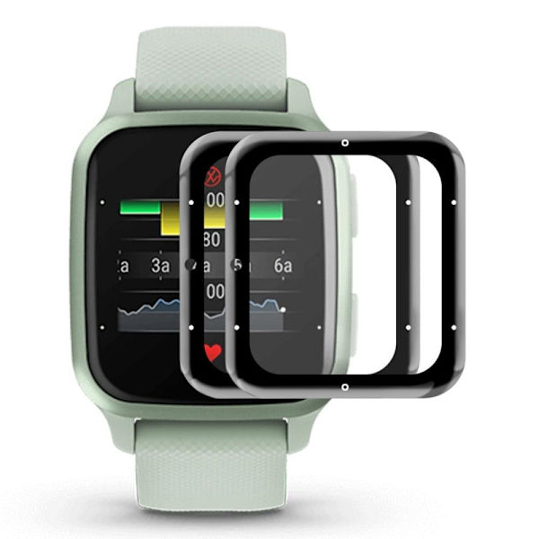 2kpl HAT-PRINCE Garmin Venu Sq 2 HD näytönsuoja - Music Edition Transparent