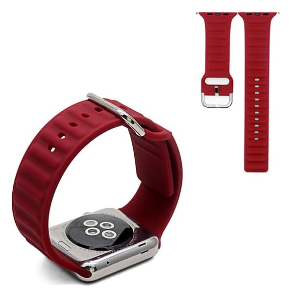 Apple Watch Series 6 / 5 44mm silikon klockarmband - röd Röd