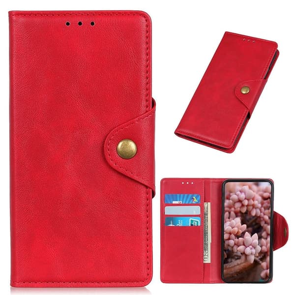 Alpha Motorola Moto G60s Läppäkotelo - Punainen Red